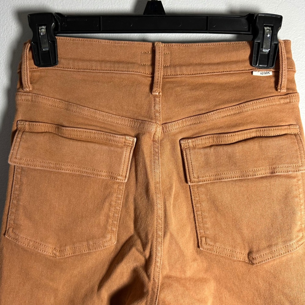 MOTHER The Rambler Cargo Pants Ginger Straight Leg Utility Jeans Size 24 - Picture 7 of 10